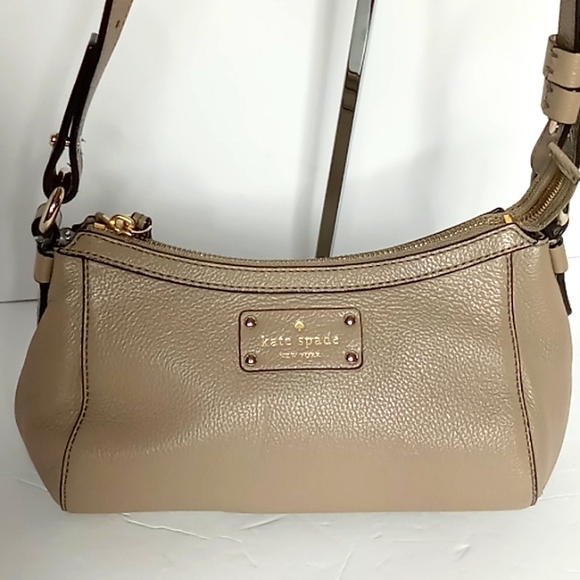 KATE SPADE Gabriella Berkshire Rd Crossbody/Shoulder Bag in Taupe Pebble… - Picture 8 of 16